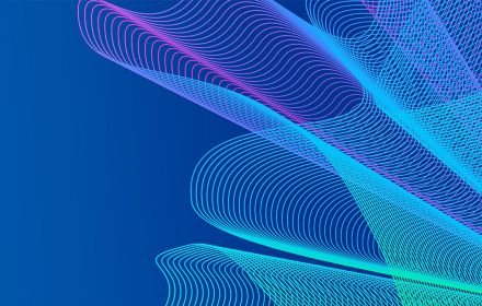 Abstract colored waves