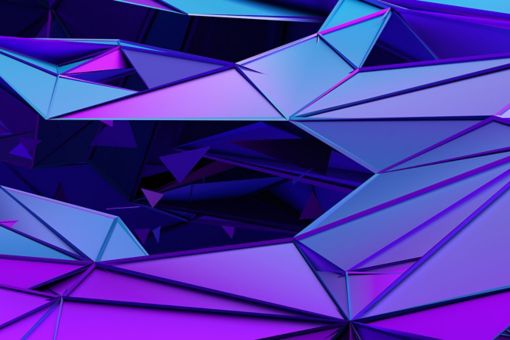 Blue and Purple Crystals