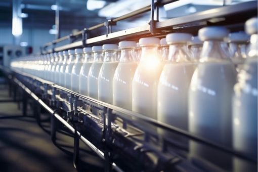 Dairy farm manufacturing production line