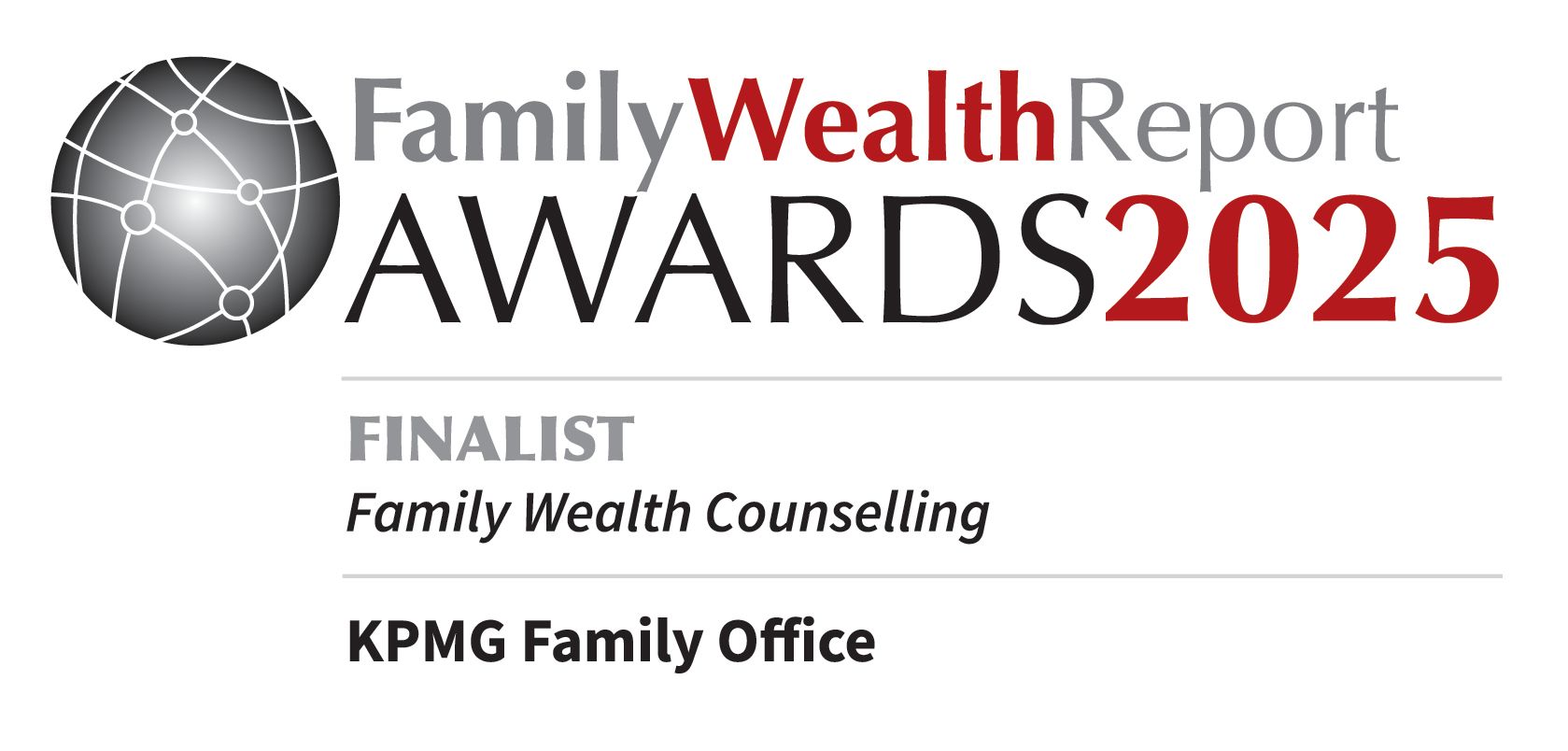 Family wealth report awards 2025 finalists logo