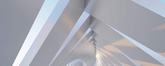 white-abstract-building