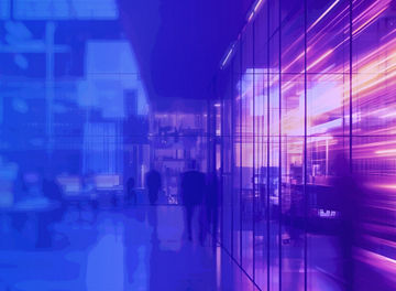 Futuristic office space