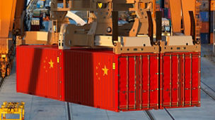 Imports soared as firms hedged threats of port strikes and tariffs
